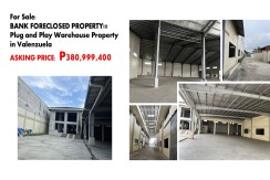 9925 SQM VALENZUELA BANK FORECLOSED  INDUSTRIAL PROPERTY